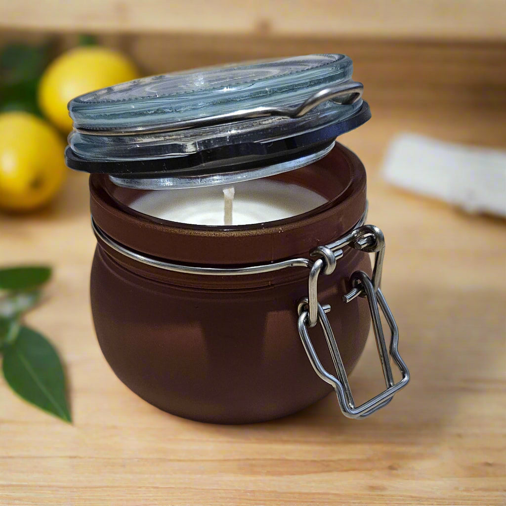 Lemon Scented Jar Candles - Bramylea.shop