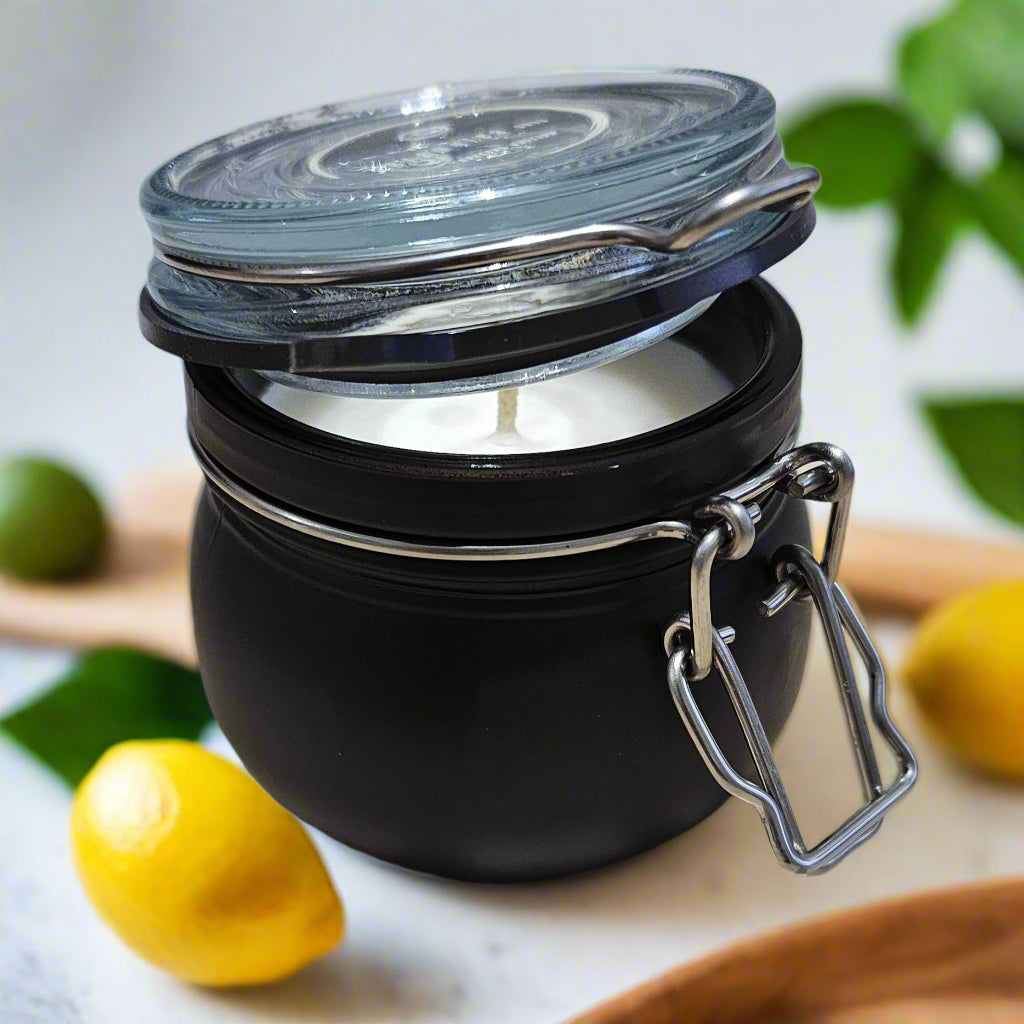 Lemon Scented Jar Candles - Bramylea.shop