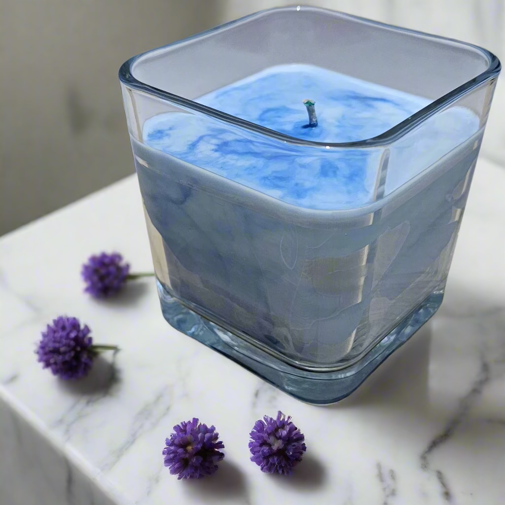 Scented Marble Jar Candles - Bramylea.shop
