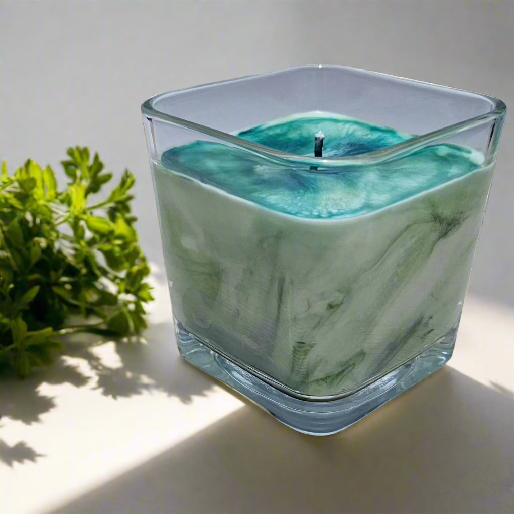 Scented Marble Jar Candles - Bramylea.shop