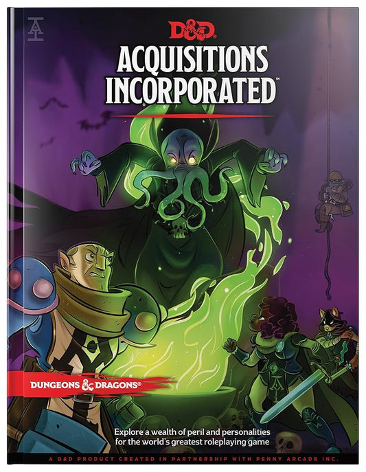 Wizards of the Coast D&D Dungeons & Dragons Acquisitions Incorporated Hardcover: Dungeons and Dragons cover image