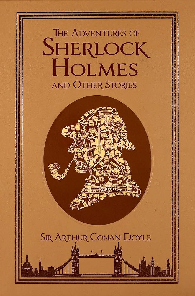 The Adventures of Sherlock Holmes, and Other Stories (Leather-bound Classics) cover image