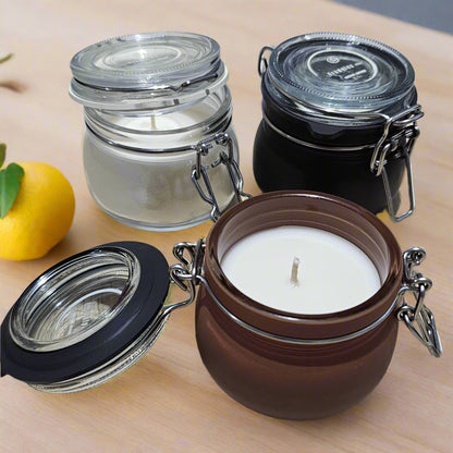 Lemon Scented Jar Candles - Bramylea.shop