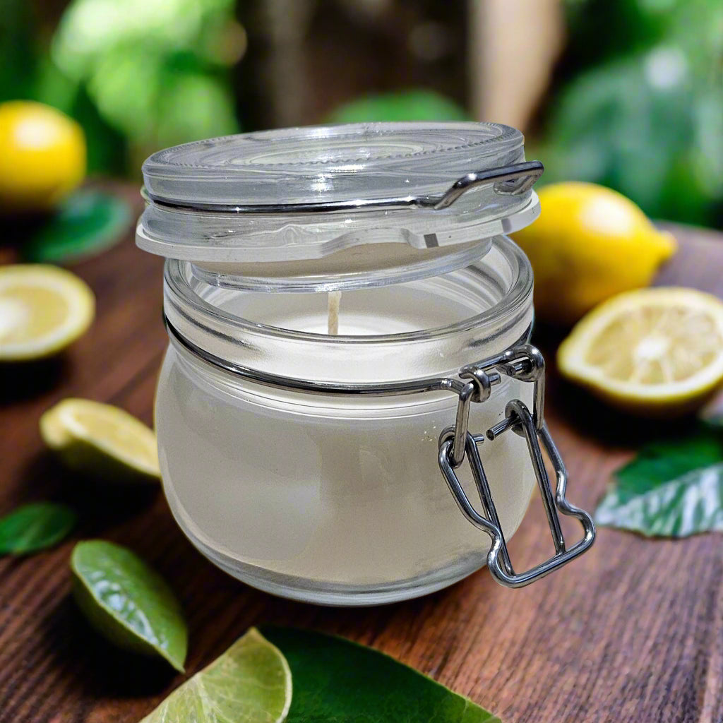 Lemon Scented Jar Candles - Bramylea.shop