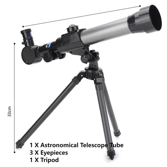 Professional Student Telescope Educational Astronomical Refractor Monocular Long Range Binoculars Science Teaching Aids Eyepiece